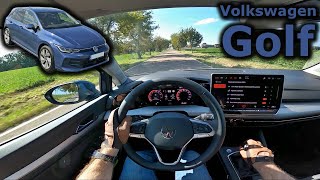 2024 Volkswagen Golf 15 TSI 85 kW 6MT  facelift  POV test drive [upl. by Alah]