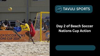 Day 2 of Beach Soccer Nations Cup Action [upl. by Roseann]