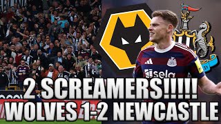 2 SCREAMERS BARNES SCHAR GOALS WOLVES VS NEWCASTLE 12 [upl. by Lemay23]