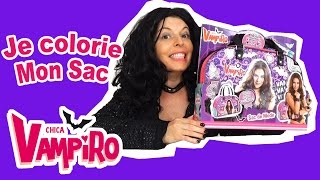 DIY Je colorie mon SAC CHICA VAMPIRO [upl. by Nylhtac]