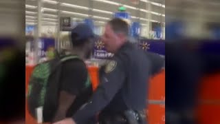 San Leandro police failed to deescalate Walmart scene [upl. by Trebron]