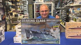 New Takom 1700 scale ships previews  Gearing class destroyers and SMS Derfflinger [upl. by Mastic668]