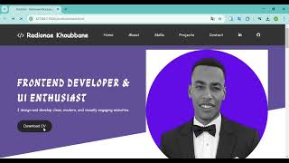 Frontend Development amp UI Skills  Radionae Khoubbanes Journey [upl. by Caddric]