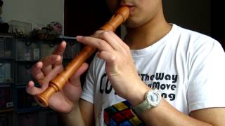 Recorder Solo  GABRIELS OBOE [upl. by Aridaj]