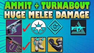 This Perk Buffs All Melee Builds Turnabout Shieldcrush Combo  The Final Shape [upl. by Elahcar]