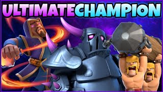 Ultimate Champion with Pekka Bridge Spam Deck [upl. by Ainoz]