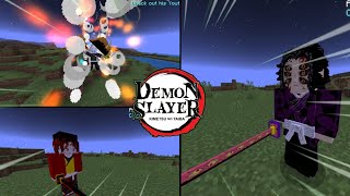 Minecraft Demon slayer addon 121addon demon slayer mcpe 121demon slayer addon mcpe 121 [upl. by Hardi770]