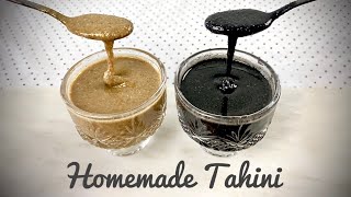 Easy Homemade Tahini Recipe Using a Blender [upl. by Hsotnas]