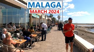 MALAGA PEDREGALEJO WINTER 2024 SPAIN COSTA DEL SOL [upl. by Ashraf]