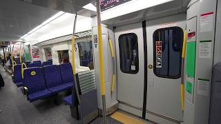 Sweden Stockholm subway  train ride from Rinkeby to Handen 3X escalator 1X elevator [upl. by Adlig342]