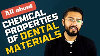 Chemical properties of Dental Materials  Dr Shaikh dentalmaterials [upl. by Heidie]