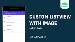 ANDROID Custom ListView with Image  CodeWorked [upl. by Violeta763]