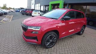 2022 SKODA Karoq 15 TSI 150ps SportLine driveingram autotrader usedcars [upl. by Kironde]