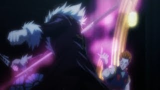 Hisoka vs Shalnark Feitan and Chrollo Omokages Puppets Hunter x Hunter [upl. by Uriiah]