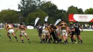 Duhan vd Merwe scores a late try for Outeniqua High School against Paarl Gymnasium [upl. by Laden]