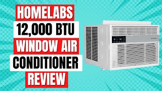 hOmeLabs 12000 BTU Window Air Conditioner Review [upl. by Guglielmo]