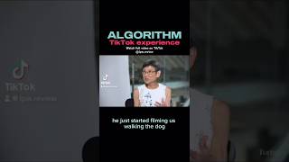 Algorithm  TikTok experience tiktok tiktokers socialmedia influencers algorithm creators [upl. by Nicole742]