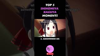 Top 5 Shinomiya Kaguya Moments kaguyasamawakokurasetaitensaitachinorenaizunousen kaguya [upl. by Auqinahc]