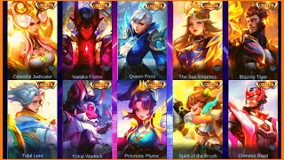 ALL COLLECTOR SKINS IN MOBILE LEGENDS 2023 [upl. by Nylimaj653]