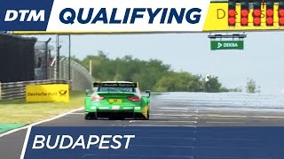 Mortara on the Pole for race 1  DTM Budapest 2016 [upl. by Arbmahs]