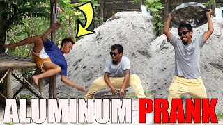 TAONG GRASA ALUMINUM PRANK  Part 2  Nahulog sa subrang gulat [upl. by Olympe]