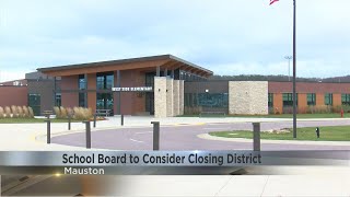 School board approves a consideration to close Mauston School District [upl. by Elleinaj993]