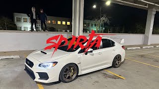 VA STI Gets BC Racing Coilovers amp Rays Gram Lights 57DRs [upl. by Ynnob]