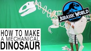 My new fully functional mechanical dinosaur costume video [upl. by Doownil]