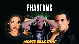 First Time Watching PHANTOMS 1998  Horror Movie Reaction amp Commentary [upl. by Leiahtan]