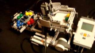 Lego Mindstorms NXT 20 Color Ball Sorting Robot [upl. by Aniraad365]