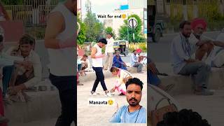 Humanity is still alive👀☺ shorts viral huminity hearttouching amazingshorts socialexperiment [upl. by Ahsuat]