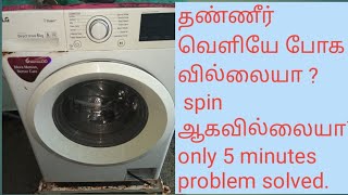 How to do washing machine repair Motor problem solved not spin drum compliant [upl. by Eastman]