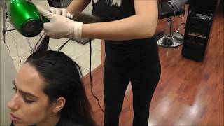 Keratin Hair treatment How to Instructional Video Express formula [upl. by Nnaeirb126]