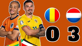 Romania vs Netherlands 03 EXTENDED HIGHLIGHTS  EURO 2024 [upl. by Dwaine]