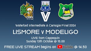 Lismore v Modeligo  Waterford Intermediate A Camogie Final 2024 [upl. by Shayla]