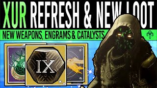 Destiny 2 XURS JUICY CATALYSTS amp NEW EXOTICS Vanguard Engrams Legendaries amp Armor 21 June [upl. by Tayib]