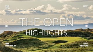 2024 Open Championship Round 1 Highlights  Early Action Recap [upl. by Metsky222]