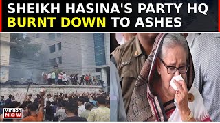 Sheikh Hasina’s Residence Gana Bhavan Stormed amp Looted Awami League Office Set Ablaze  Top Updates [upl. by Enrev]