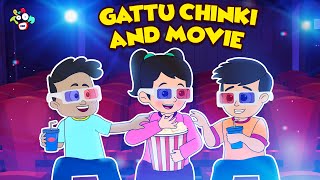 Gattu Chinki and Movie  Fiction Movie  Animated Stories  English Cartoon  PunToon Kids [upl. by Allbee]