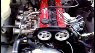 AE86 with twin dellorto DHLA 40 carburetor [upl. by Richel]