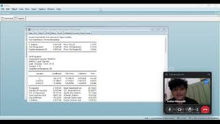 Two Stage Least Square TSLS di EviewsUTS Ekonometrika Muhammad Fadhel Alfayyadh [upl. by Clemmie]