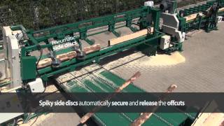 WoodMizer SLP2 Smart Log Processing Line [upl. by Fairfield]