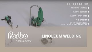 Linoleum welding  Forbo Flooring Systems [upl. by Linc]