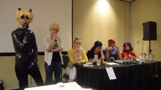 AniEvo2016 Miraculous Ladybug Ask Panel Part 2 [upl. by Silohcin854]