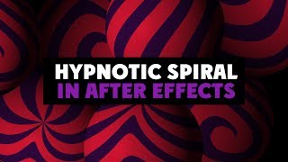 Hypnotic spiral in After Effects [upl. by Karr367]