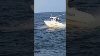 Behr Acuda Boat Has A Quick Manasquan Inlet Entry [upl. by Dawes]