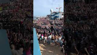 Nkotb 2023 cruise Sailaway party behind the screen [upl. by Lewls]