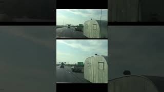 Roaring Vintage Travel Trailer Hits the Highway [upl. by Wenonah]