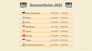 Sommerferien 2022 [upl. by Ellison]