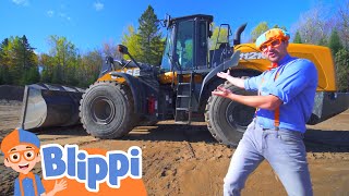 Blippi Explores a Digger  Learning Videos For Kids  Education Show For Toddlers [upl. by Elylrac]